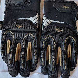 Heavy-Duty Synthetic Leather Work Gloves